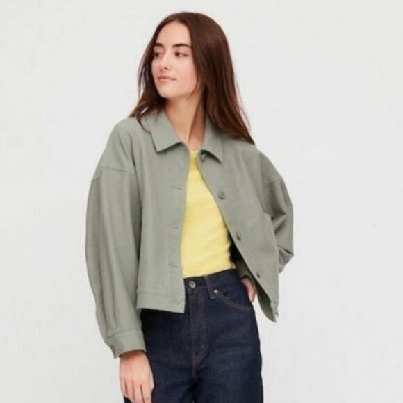 Uniqlo Jersey Relaxed Jacket - Size Small - Picture 1 of 10